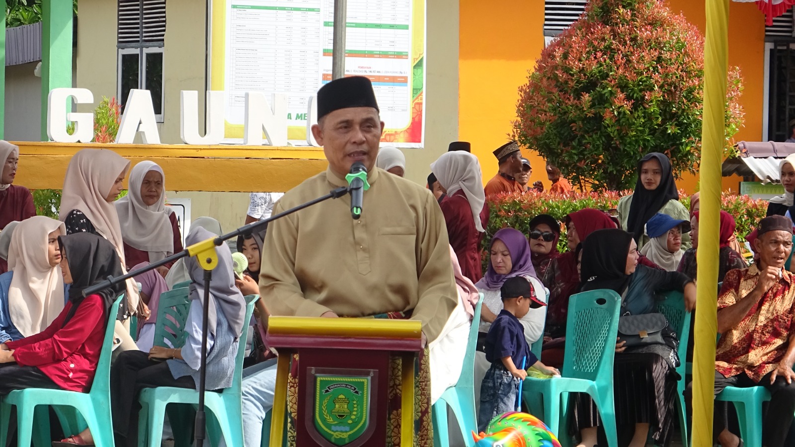 Bupati Inhil Buka MTQ ke -29 Kecamatan Gaung dan Lepas Pawai Ta'aruf
