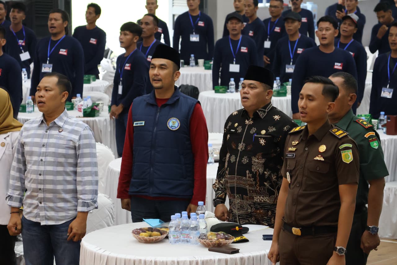 Bupati Inhil Hadiri Penyuluhan Anti Narkoba Sekaligus Deklarasi Tolak Obat Terlarang