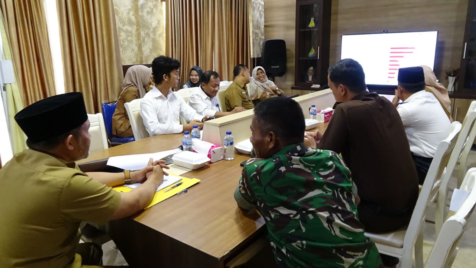 Bupati Inhil Diwakili Staf Ahli Ikuti Rapat Pengendalian Inflasi dan Program 3 Juta Rumah