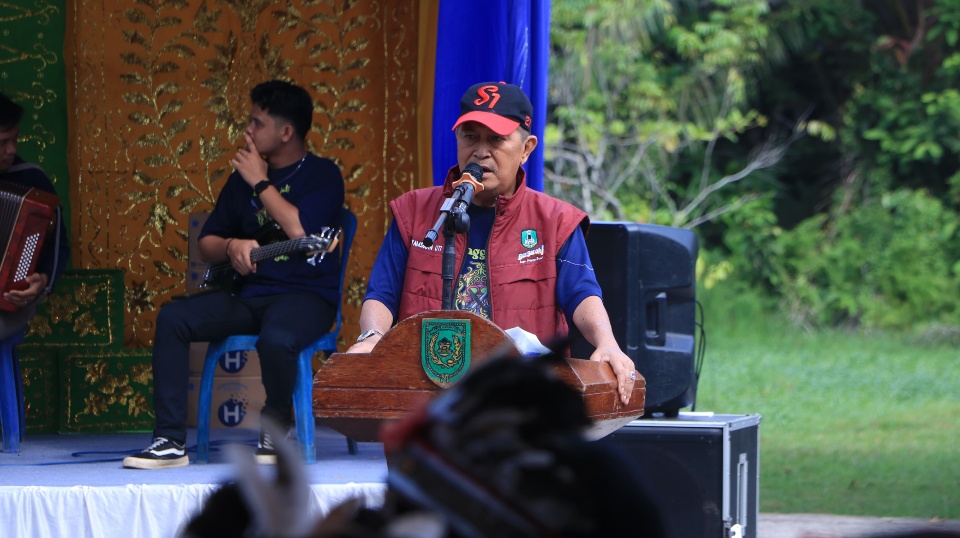 Lestarikan Adat, Bupati Inhil Buka Festival Seni Budaya Banjar 2025