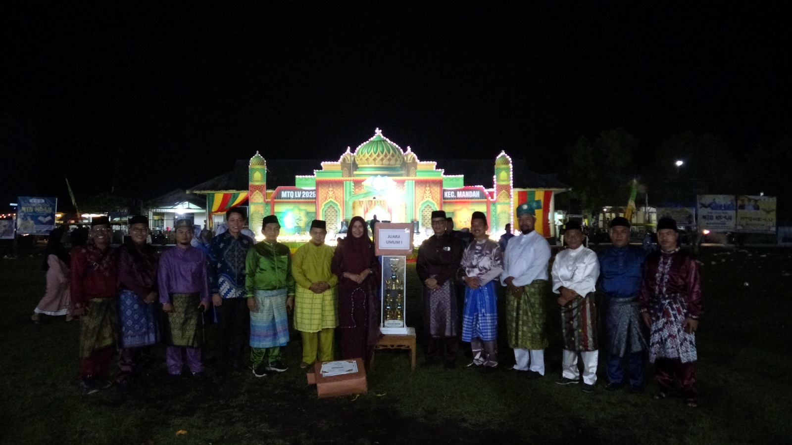 Wabup Inhil Secara Resmi Menutup MTQ Tingkat Kecamatan Mandah