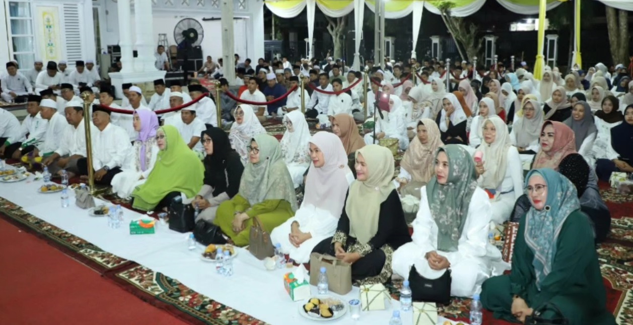 Bupati Inhil Herman Hadiri Peringatan Maulid Nabi Muhammad SAW 1447 H dan Do'a Kebangsaan di Kediaman Wabup Inhil