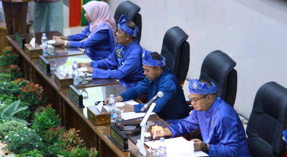 Ketua DPRD Inhil Pimpin Sidang Paripurna Milad Ke-60 Inhil