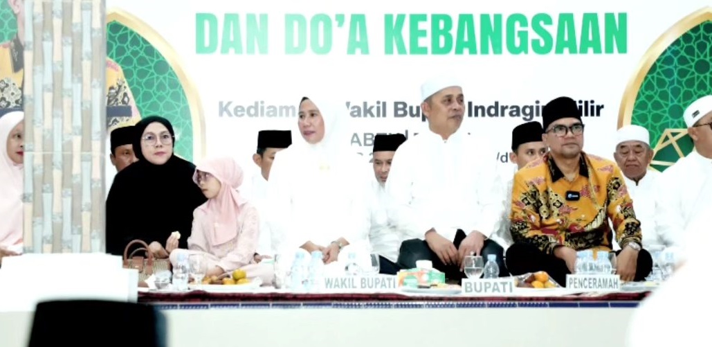 Bupati Inhil Herman Hadiri Peringatan Maulid Nabi Muhammad SAW 1447 H dan Do'a Kebangsaan di Kediaman Wabup Inhil