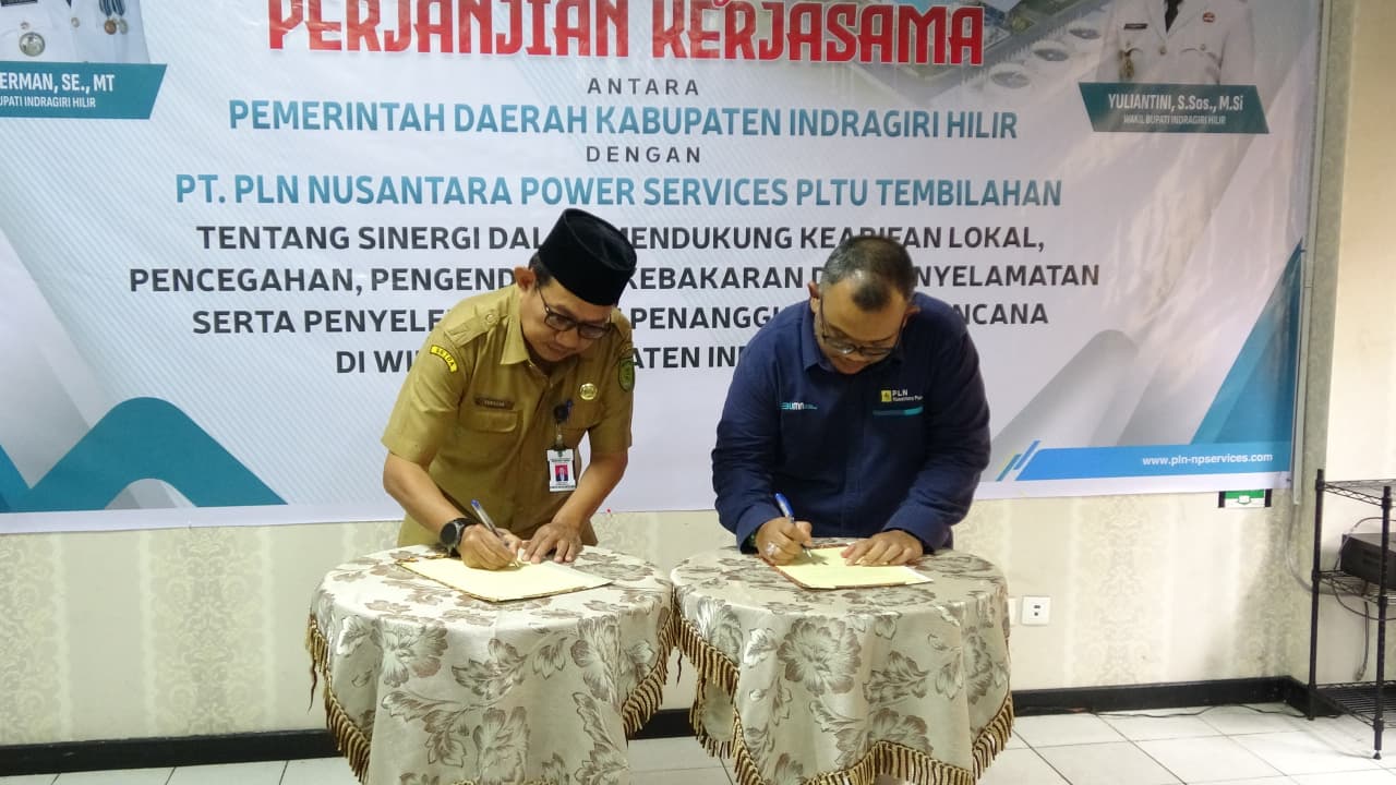 Pemkab Inhil Jalin Kerjasama dengan PLTU, Dukung Kearifan Lokal dan Penanggulangan Bencana