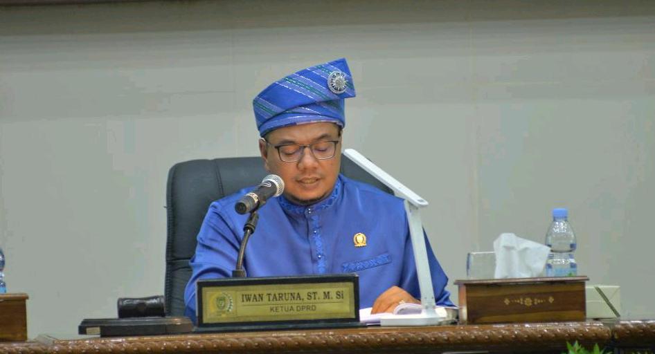 Ketua DPRD Inhil Pimpin Sidang Paripurna Milad Ke-60 Inhil