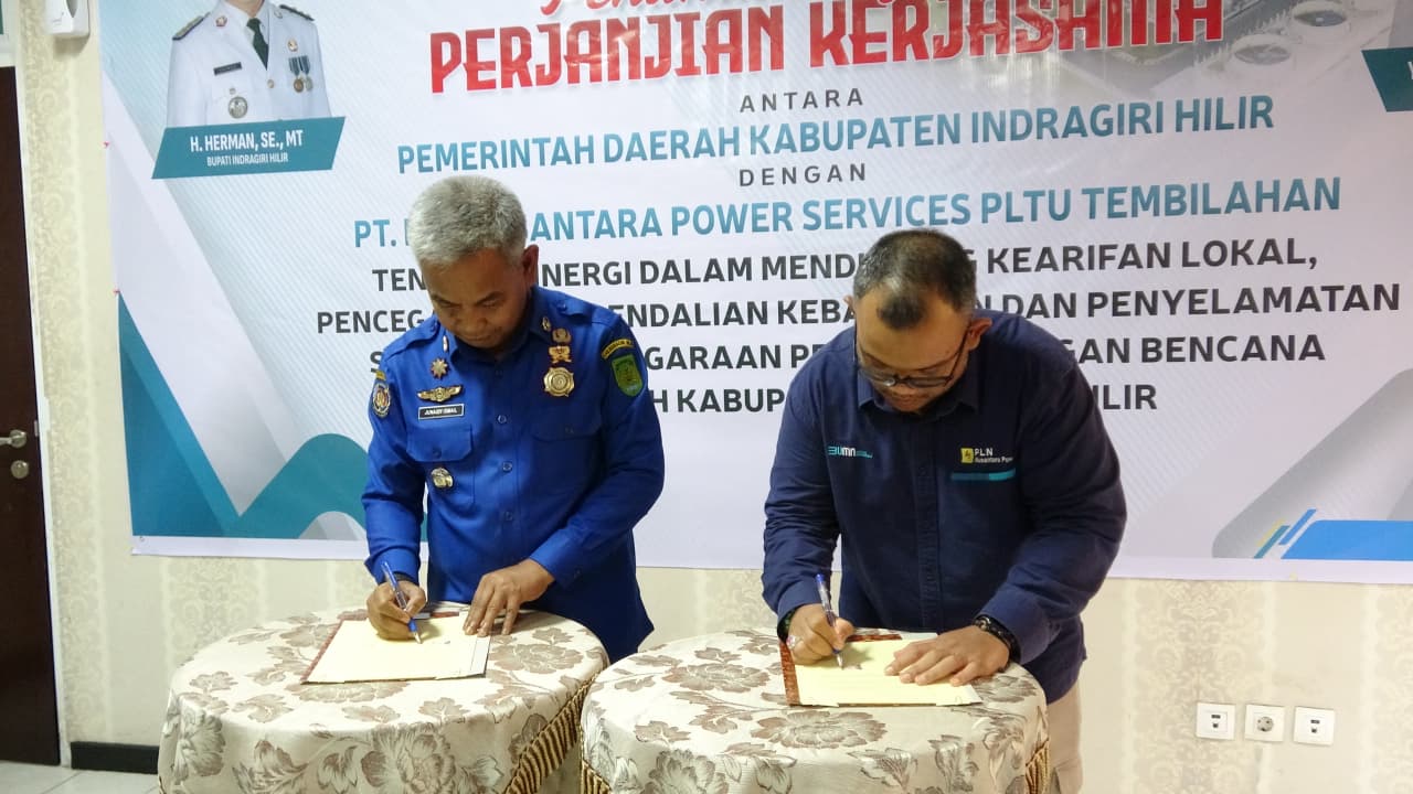 Pemkab Inhil Jalin Kerjasama dengan PLTU, Dukung Kearifan Lokal dan Penanggulangan Bencana