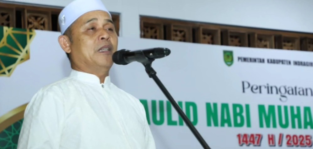 Bupati Inhil Herman Hadiri Peringatan Maulid Nabi Muhammad SAW 1447 H dan Do'a Kebangsaan di Kediaman Wabup Inhil