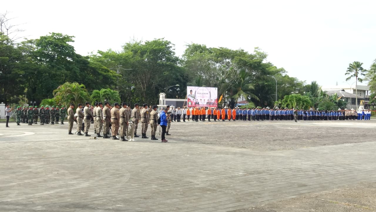 Bupati Inhil Jadi Inspektur Upacara Peringatan Hari Pahlawan Tahun 2025