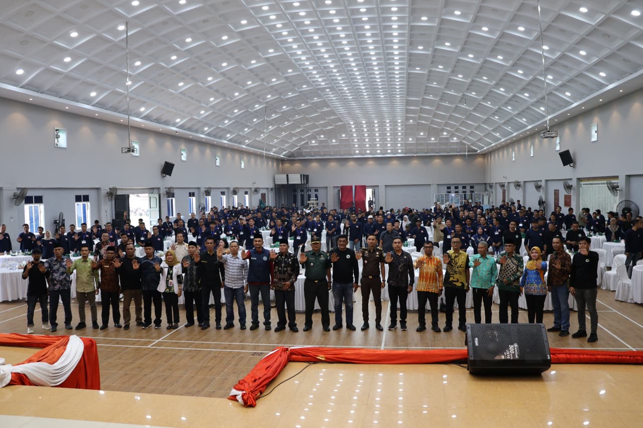 Bupati Inhil Hadiri Penyuluhan Anti Narkoba Sekaligus Deklarasi Tolak Obat Terlarang