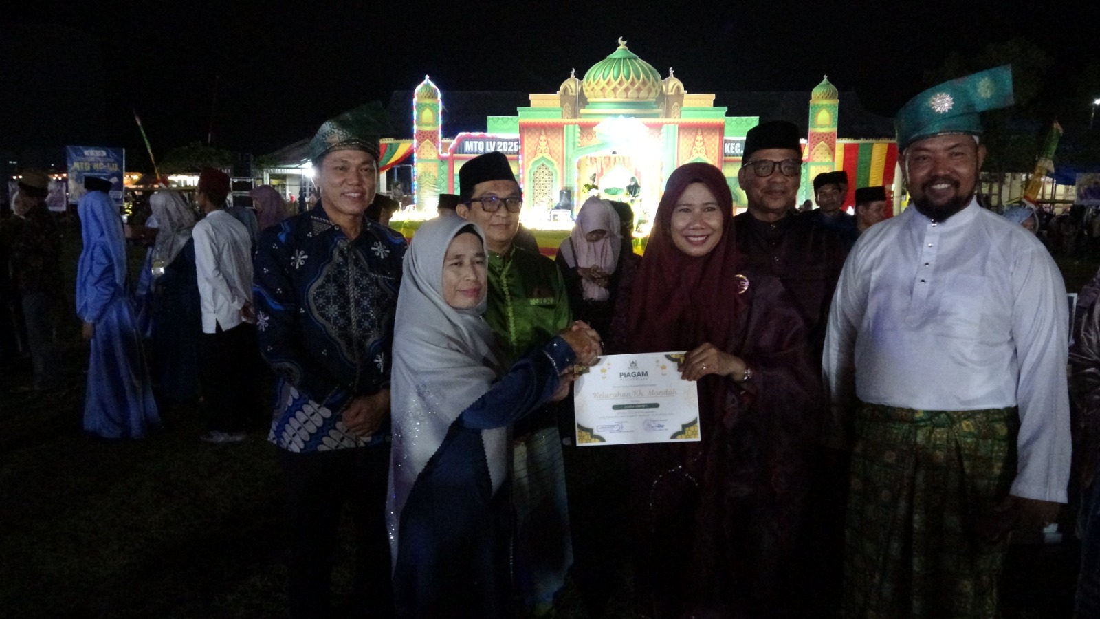 Wabup Inhil Secara Resmi Menutup MTQ Tingkat Kecamatan Mandah