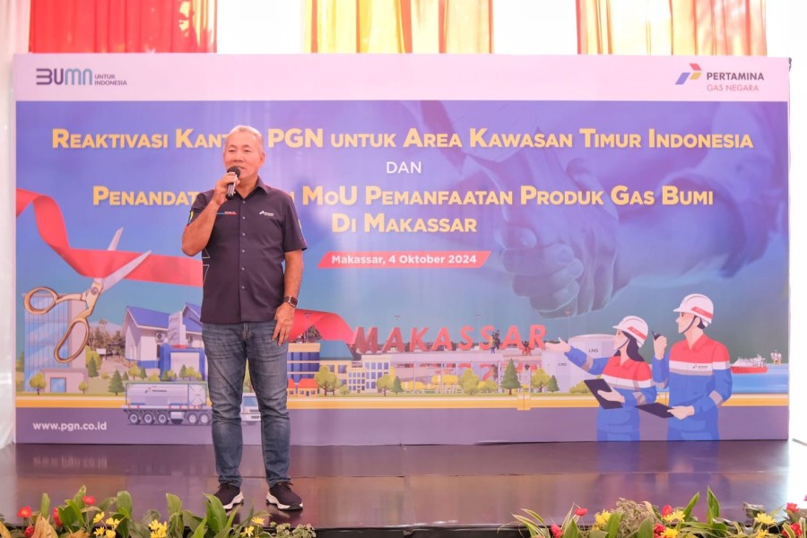 PGN Tingkatkan Pengelolaan Gas Bumi di Kawasan Timur