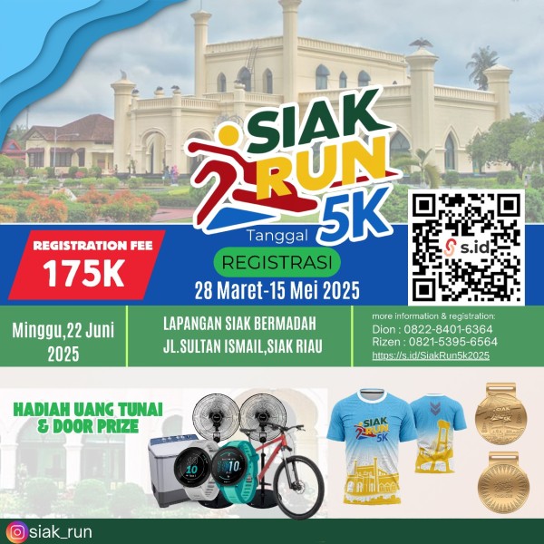 Hallo Runners, Siak Run Bakal Digelar Juni 2025