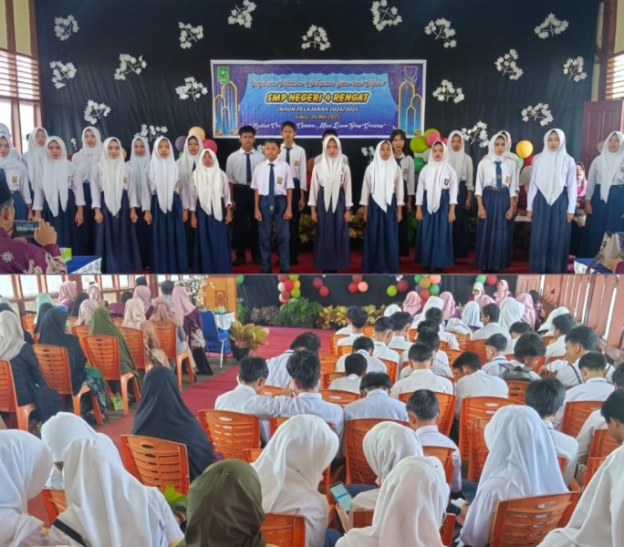 Tak Hanya Lulus Akademik, Siswa SMPN 4 Rengat Dibekali Nilai Spiritual dan Karakter