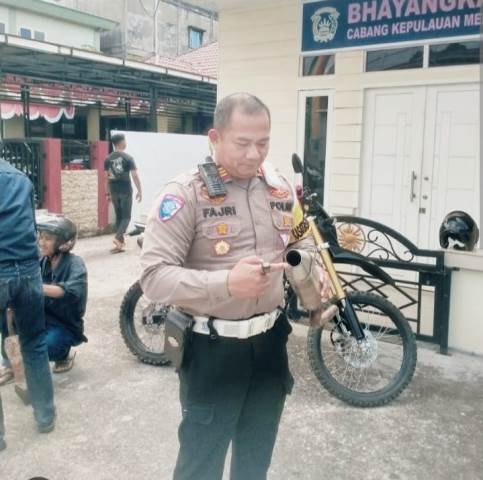 AKP Fajri : Seperti Biasa Gunakan Kelengkapan Berkendara Dengan Baik