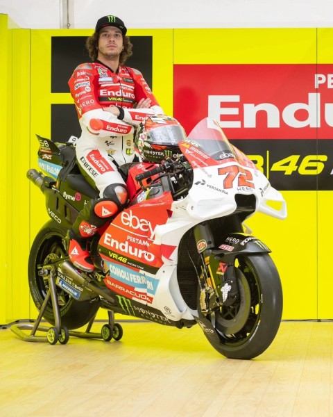 VR46RACINGTEAM Pamer Livery Merah Putih di MotoGP Mandalika