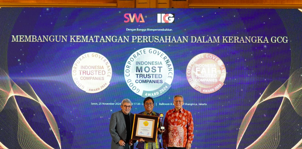 PLN EPI Raih Penghargaan di CGPI Award 2024 untuk Penerapan Good Corporate Governance dalam Mendukung Pembangunan Infrastruktur Energi