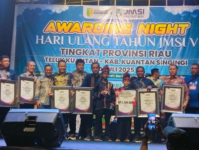 Pemimpin Humanis dan Tegas, Kasat Narkoba Inhu Diganjar Penghargaan JMSI