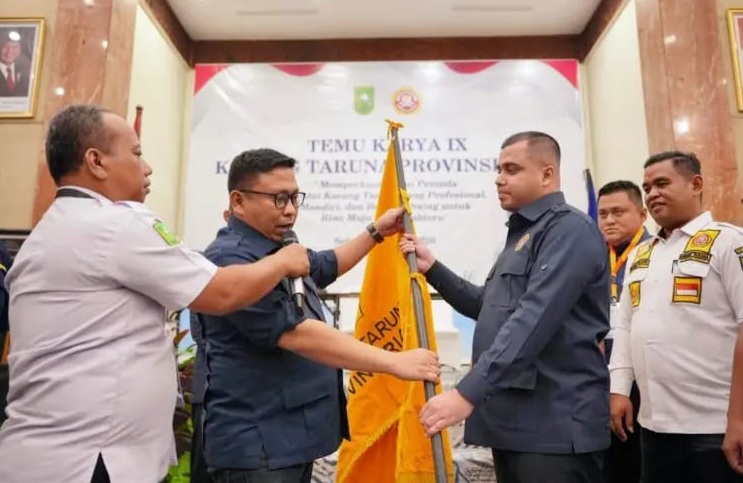 Berikan Selamat, Abdul Nasib Optimistis Muhammad Rahul Bawa Perubahan bagi Karang Taruna Riau