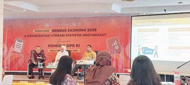 BPS Rohil Gelar Sosialisasi Sensus Ekonomi 2026 Dan Peningkatan Literasi Statistik Masyarakat