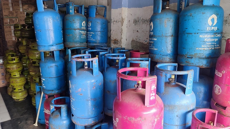Kelangkaan Gas Elpiji 3 Kg di Kota Tangerang, Pedagang Beralih ke Gas 12 Kg