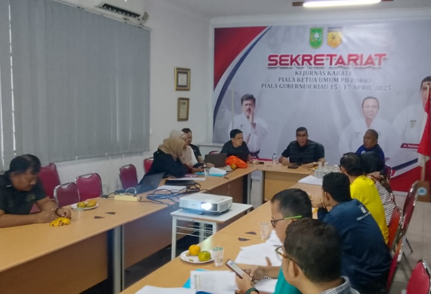 Forki Riau Rapat Koordinator Panitia Kejurnas