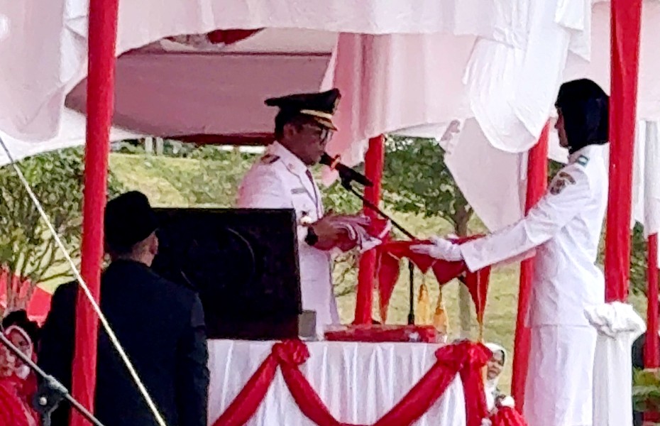 Bupati Zukri Irup Upacara Detik-Detik Proklamasi Kemerdekaan ke-80, Berlangsung Khidmad