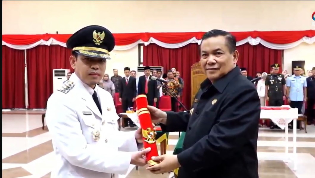 Pj Gubri Lantik Erisman Yahya Jadi Pj Bupati Inhil