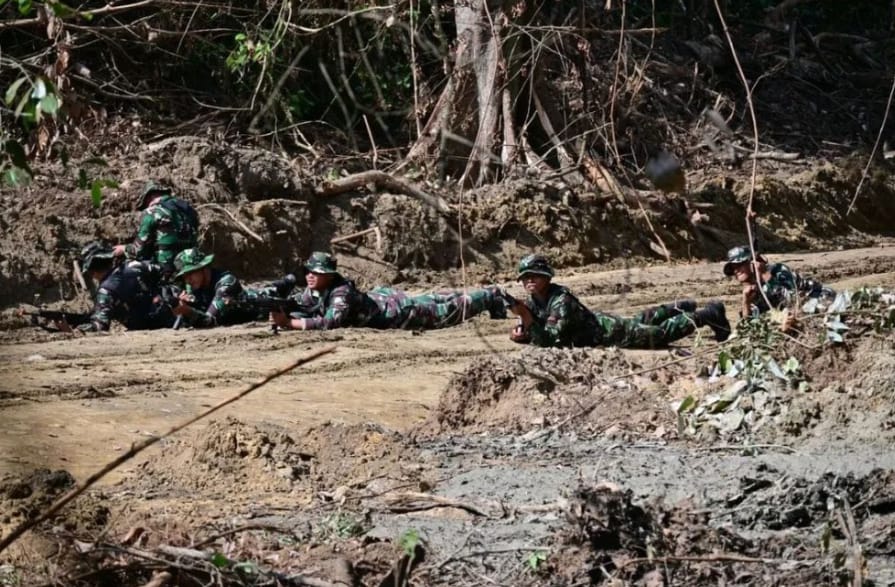 Antisipasi Ancaman Separatis, Lanud Roesmin Nurjadin Gelar Latihan Pertahanan Pangkalan
