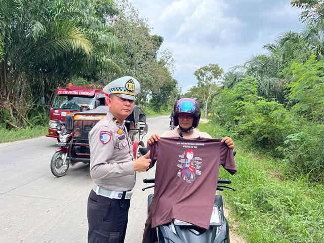 OPS Keselamatan Lancang Kuning 2025: Polres Rohil Kampanyekan Budaya Tertib Berlalu Lintas