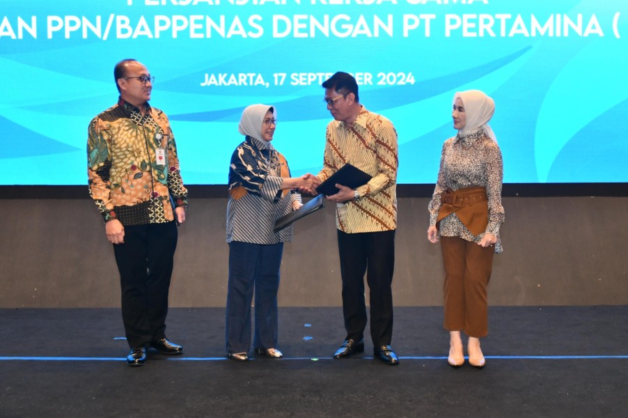 Pertamina Bersama Bappenas Percepat Implementasi Ketahanan Energi