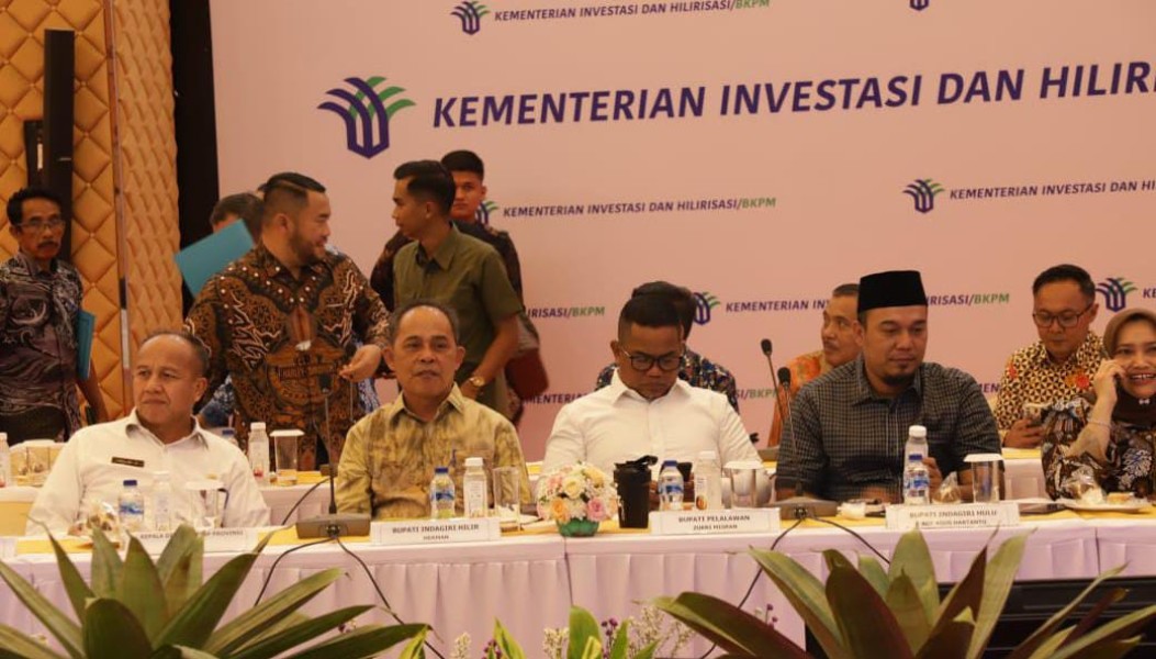 Bupati Inhil Paparkan Potensi Hilirisasi Kelapa di Hadapan Menteri Investasi RI
