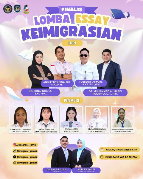 Pelajar SMA Se-Indonesia Diajak Kritis Soal Imigrasi dan Reformasi Lewat Lomba Esai