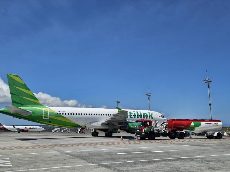 Pertamina Group Dukung Citilink dalam Menggunakan Bahan Bakar Berkelanjutan