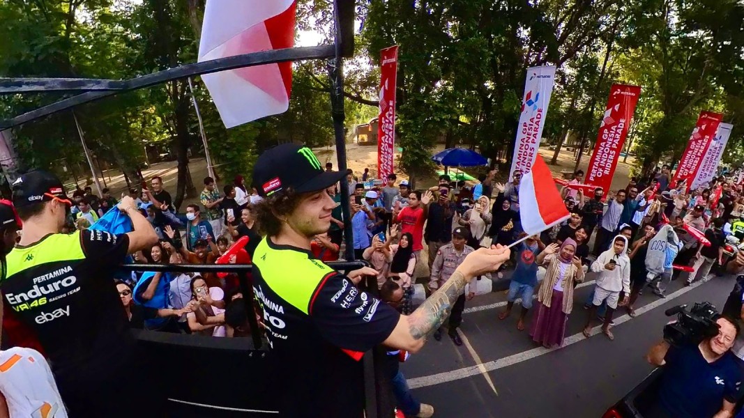 Riders Parade Pertamina Grand Prix of Indonesia 2024 Banjir Antusiasme