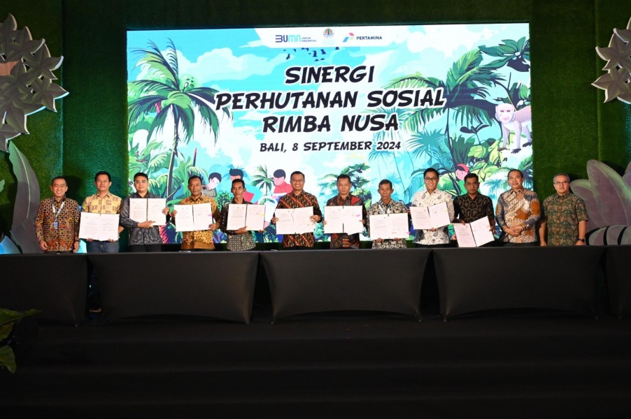 Pertamina mempercepat Program Hutan Sosial melalui 13 Perjanjian Baru