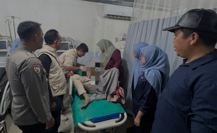 Curanmor di Kampar Sempat Kabur Lalu Tertangkap Warga Hingga Dilarikan ke RS