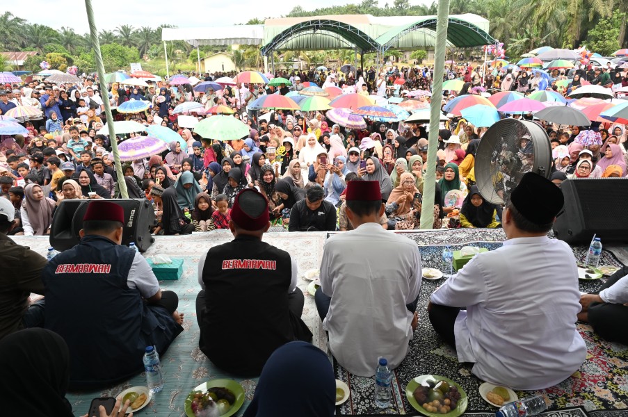 Tolak Politik Uang dan Menangkan Abdul Wahid-SF Hariyanto, UAS Ajak Warga Inhil Coblos Nomor 1