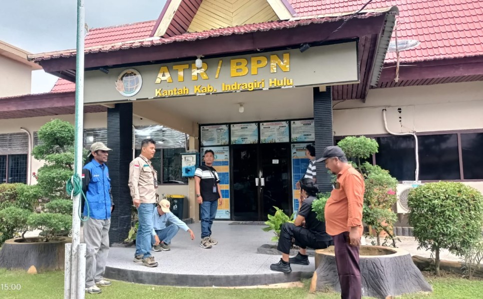 BPN ATR Inhu Gelar Rapat Tertutup Bahas Lahan Petani, Jurnalis Dihalangi Meliput