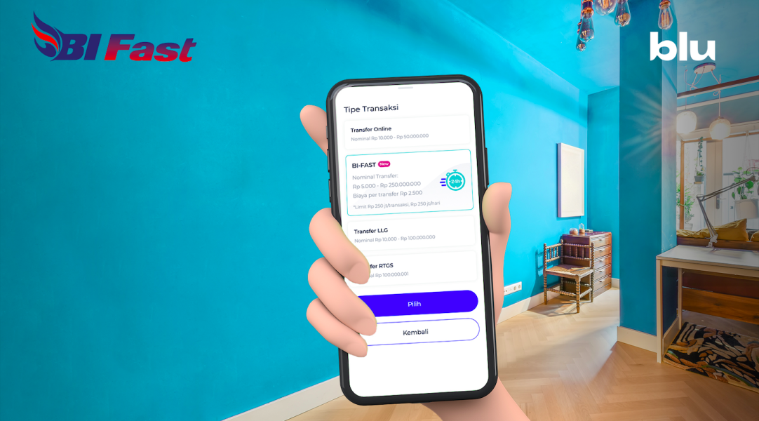 Cara Transfer dari Blu ke Bank Lain dan Sebaliknya