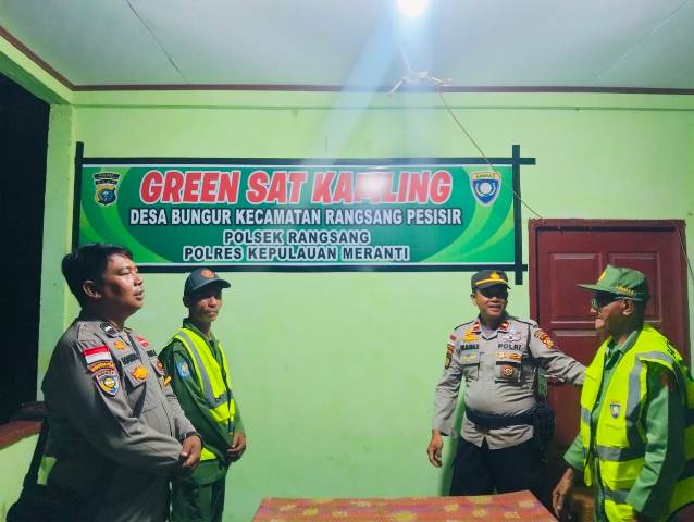 Monitor Kamtibmas Polres Meranti Kunjungi Satkamling Wilayah Hukum