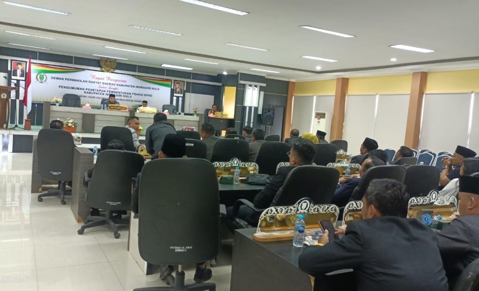 Politisi Nasdem SP Sinurat: Ada 8 Fraksi Ditetapkan dan Sudah Diumumkan di DPRD Inhu