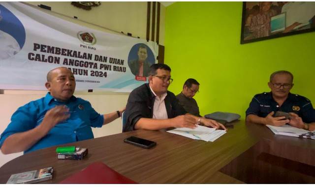 Besok Digelar, 70 Wartawan se-Riau Ikut Ujian Anggota Muda PWI