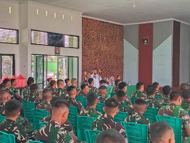 BNK Kampar Perkuat Sinergi dengan Yonif 132/Bima Sakti Cegah Penyalahgunaan Narkoba