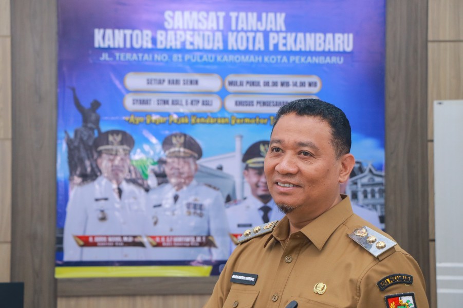 Samsat TANJAK di Bapenda Pekanbaru, Kabapenda: Bentuk Sinergitas Permudah Layanan Pajak