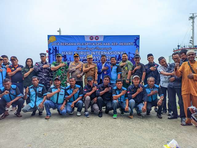 Bupati dan Kapolres Hadiri Peringatan May Day 2025 di Meranti