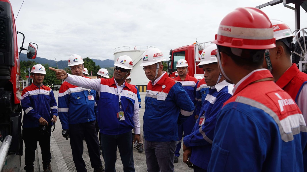 Pertamina Papua Maluku Tingkatkan Kehandalan Operasional di Fuel Terminal Kaimana Melalui Management Walkthrough