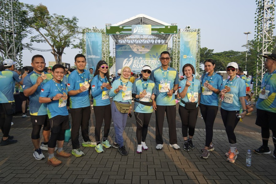 PLN Enjiniring Terlibat dalam PLN Electric Run 2024 untuk Mengurangi Jejak Karbon