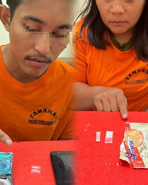 Polsek Tembilahan Hulu Ungkap Kasus Penyalahgunaan Narkotika, Dua Pelaku Diamankan