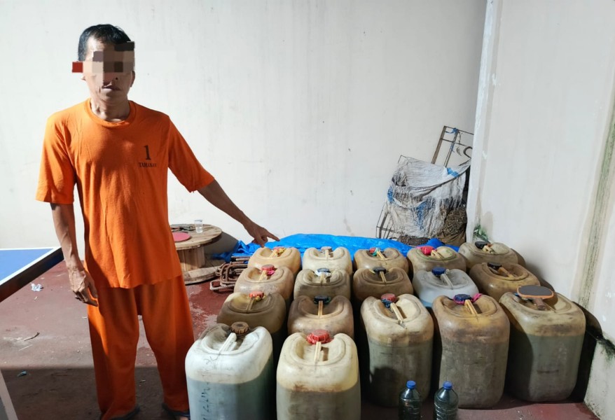 Polres Inhil Ungkap Dugaan Penyalahgunaan BBM Subsidi Jenis Pertalite